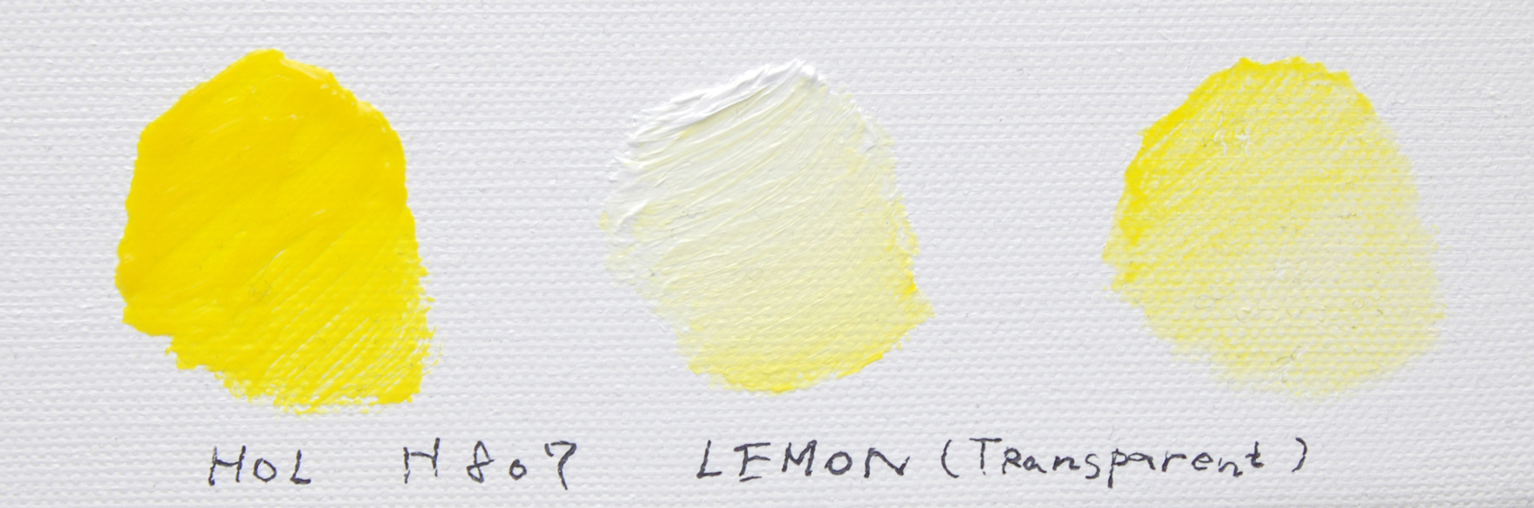 レモン LEMON (TRANSPARENT) │ COLORAGE カラレージ - 絵具の色比べ